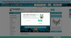 Desktop Screenshot of pandahall.co.uk