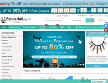 Tablet Screenshot of pandahall.co.uk